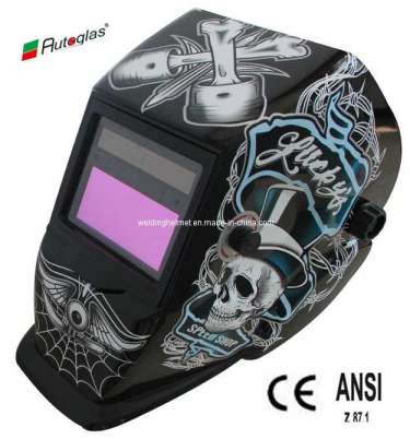 Designed with Flame/GOST/ Eagle AAA Battery Welding Helmet (B1190TB)